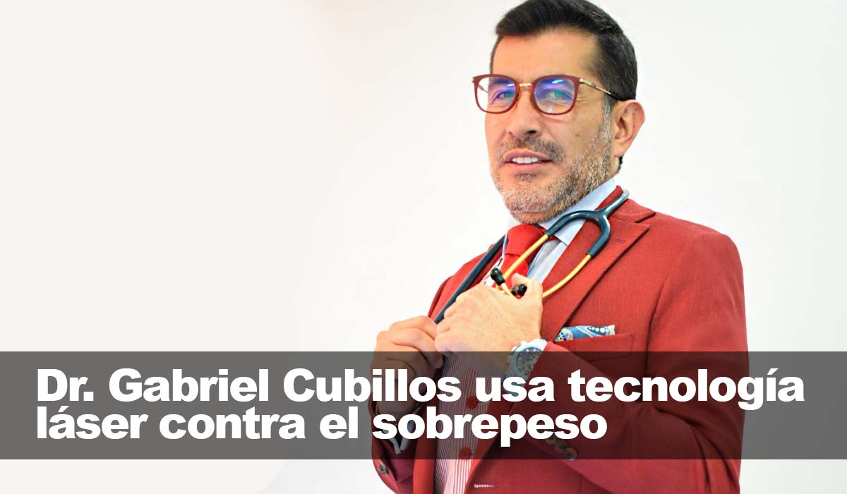 El Dr. Gabriel Cubillos emplea la tecnología láser con el objetivo de combatir la obesidad y el sobrepeso